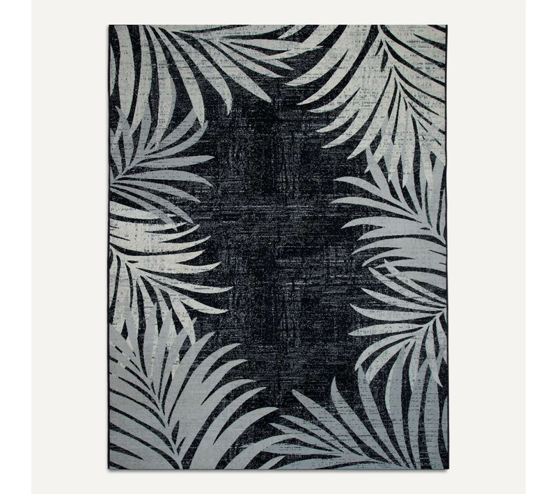 Tapis Terrasse Moderne Noir 160x230