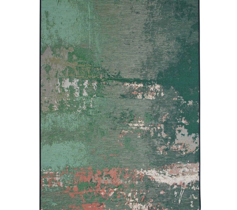 Tapis Intérieur Extérieur Vintage Vert Multicolore 160x230