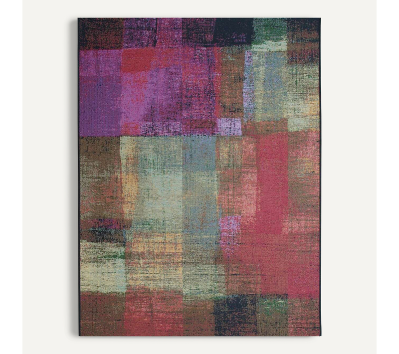 Tapis Intérieur Extérieur Vintage Multicolore Vert 160x230