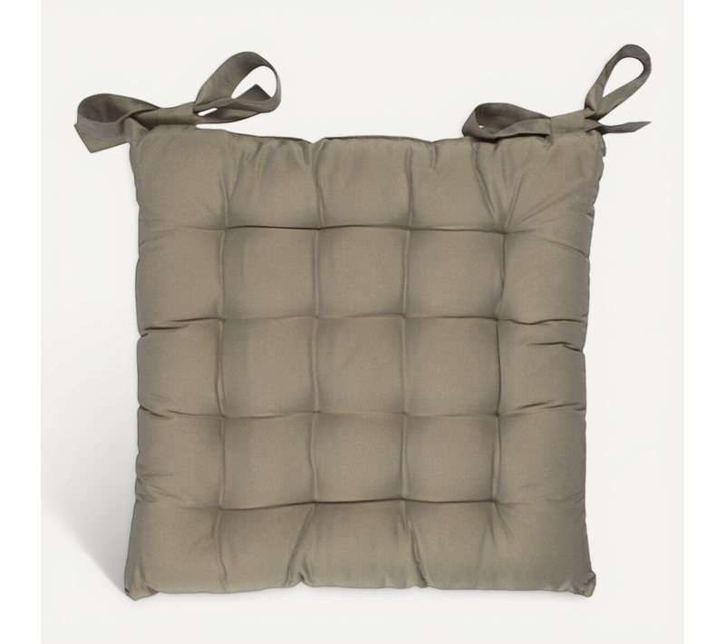 Galette En Taffetas Taupe 38x38 - William
