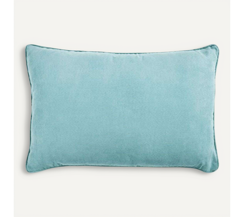 Coussin En Suédine Bleu Clair 60x40 - Sueden