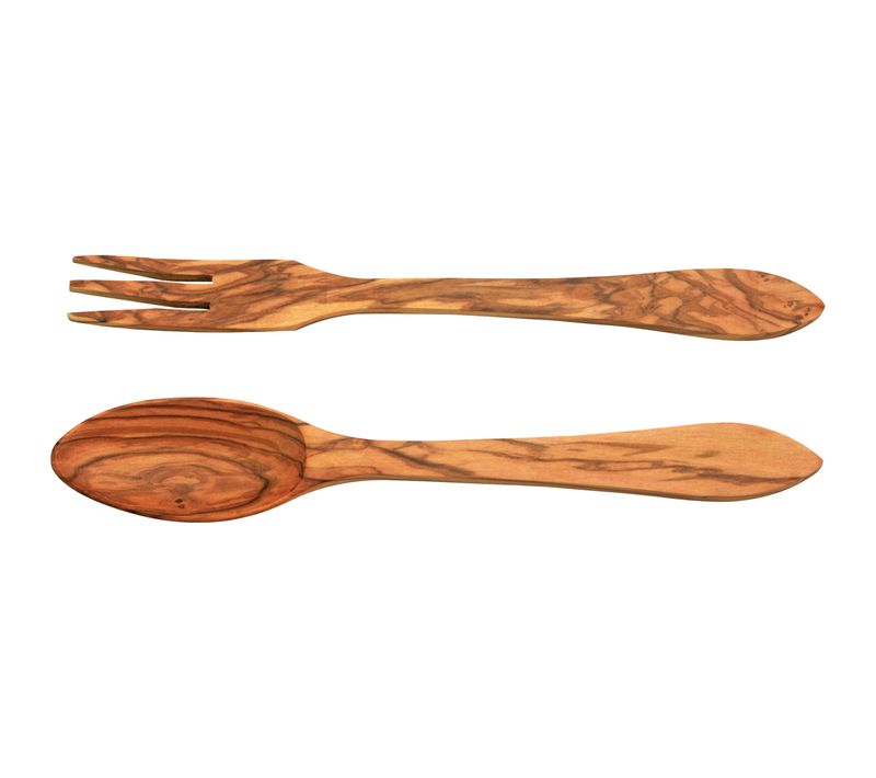 Service à Salade Bois D'olivier Jean Dubost En Bois