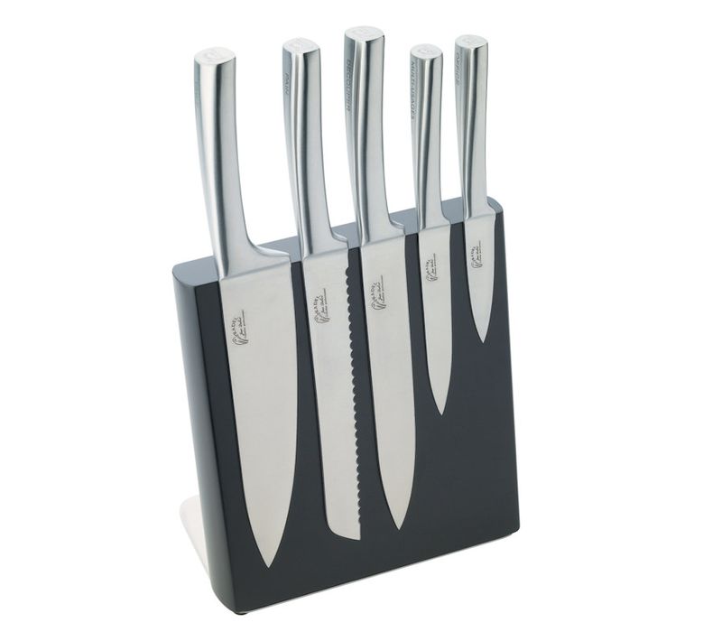 Bloc Aimanté Noir + 5 Couteaux Météor