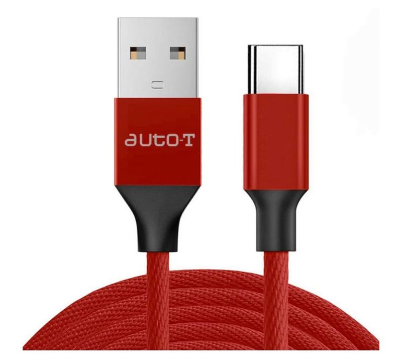 Câble USB-a Vers USB-c Tressé 1 M – Charge 2a et Transfert De Données