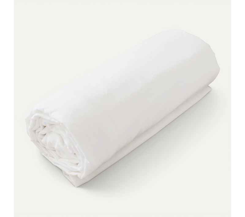 Drap Housse Pour Lit Relevable 200 (2 X 100) X 200 Cm - 200x200 Cm - Blanc