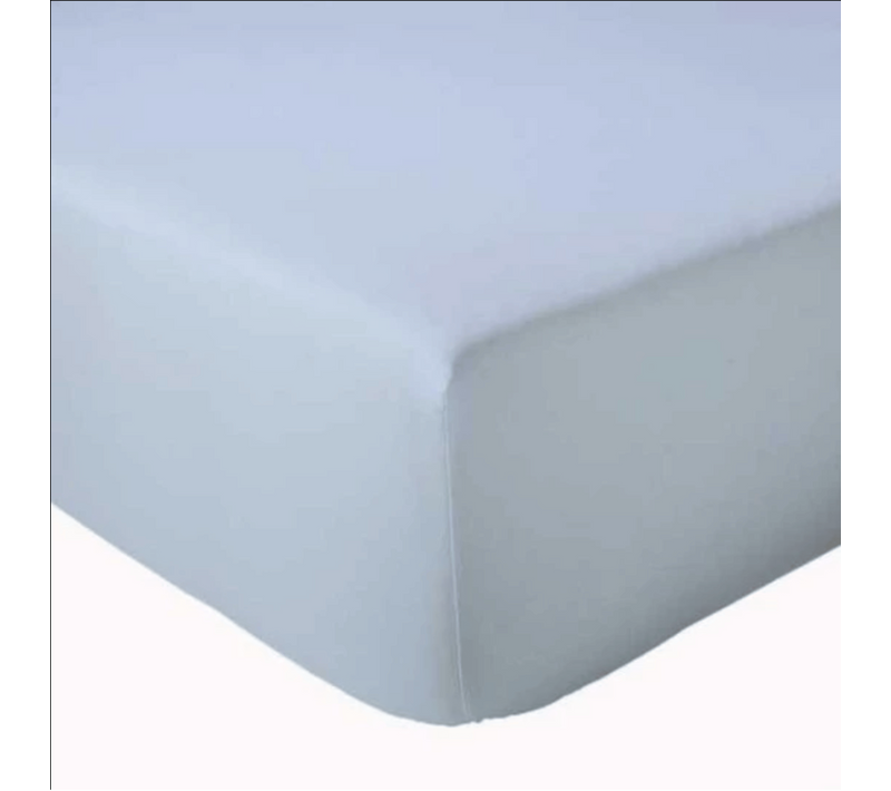 Drap Housse Uni Bonnet 30 Cm 100% Coton - 160x190 Cm - Gris Galet