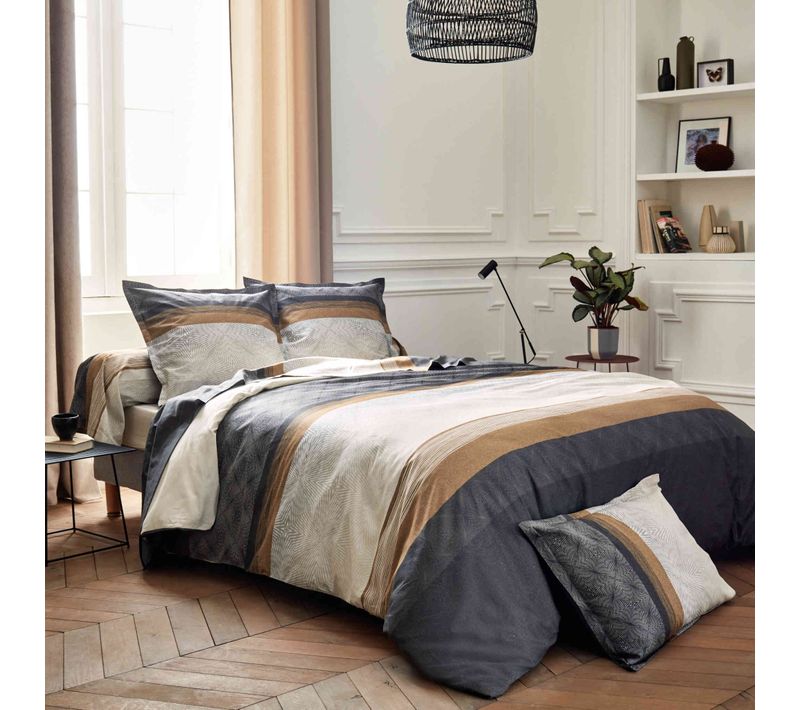 Parure De Lit Satin Tiago Noir 200x200