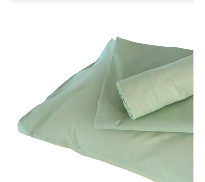 Housse De Couette Enfant Uni - 100x140 Cm - Vert Tilleul