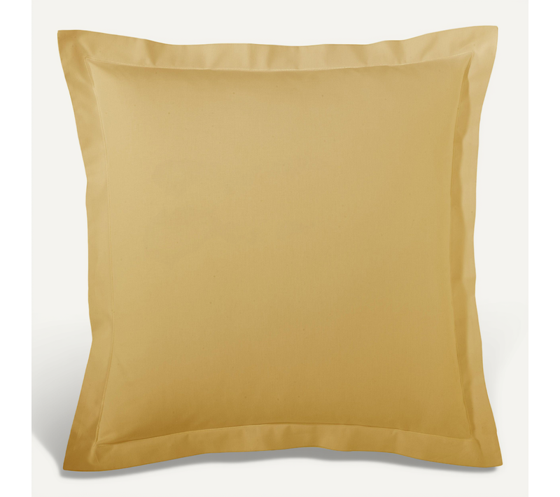Taie D’oreiller Percale De Coton Made In France - 50x70 Cm - Ambre