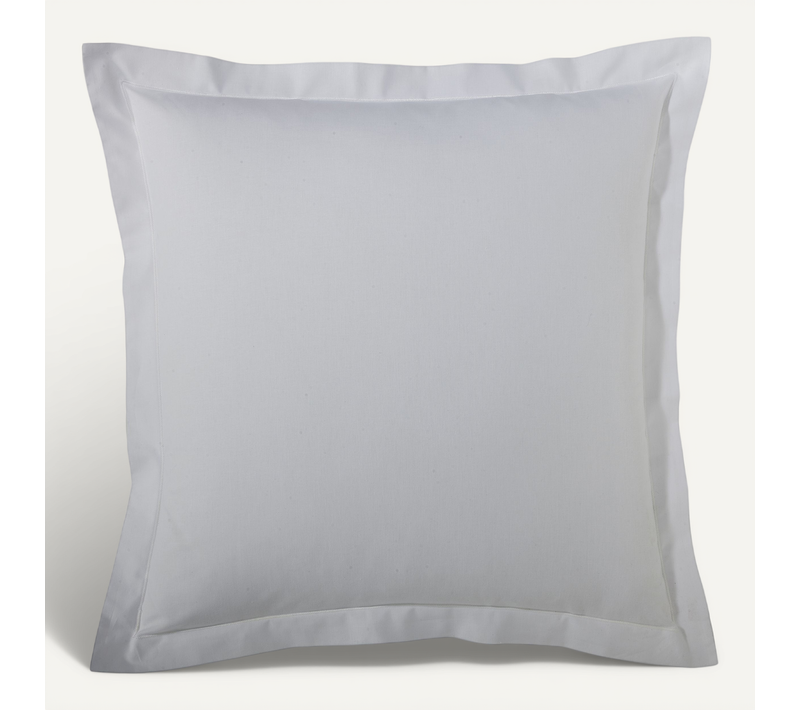 Taie D’oreiller Percale De Coton Made In France - 50x70 Cm - Gris Clair