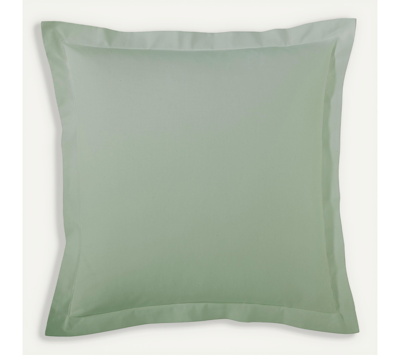 Taie D’oreiller Percale De Coton Made In France - 50x70 Cm - Vert Olive