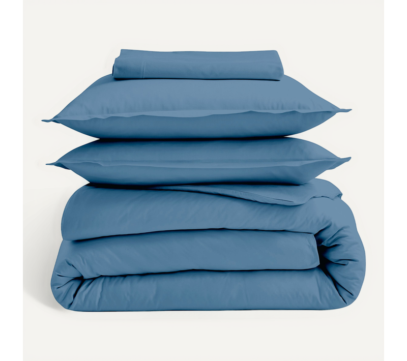 Drap-housse Pour Lit Relevable Percale De Coton Uni Bonnet 30 Cm - 160x200 Cm - Ardoise