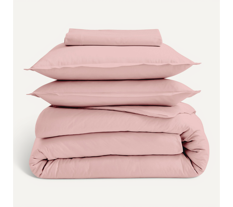 Drap-housse Percale De Coton Uni Bonnet 30 Cm - 90x200 Cm - Rose