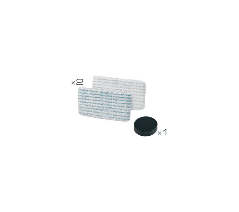 Kit Lingettes Par 2 + Filtre Mousse Zr005804 Pour Nettoyeur Vapeur Rowenta Clean et Steam ...