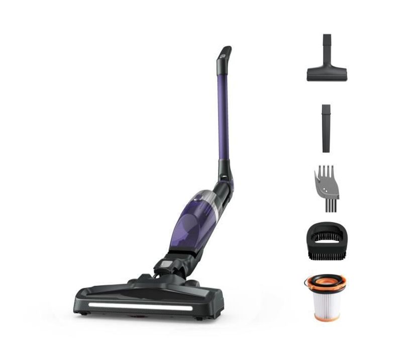 Aspirateur Balai Sans Fil - Rh1238wo - Tube Flexible - Autonomie 40 Min - X-trem - Noir/violet