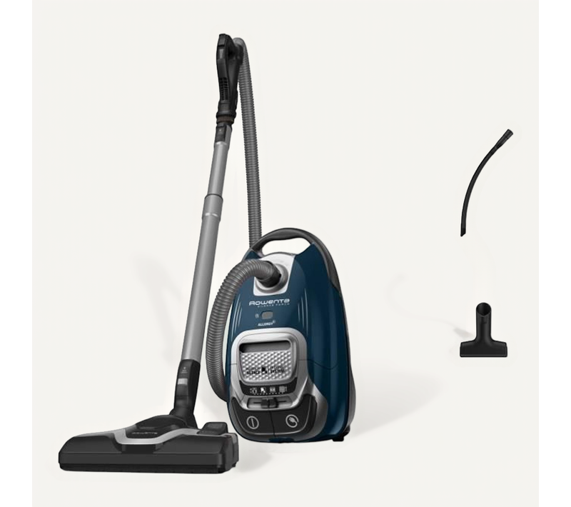 Aspirateur Avec Sac - Ro7451ea - 400 W - Haute Filtration - Basse Consommation - Silencieux - Bleu