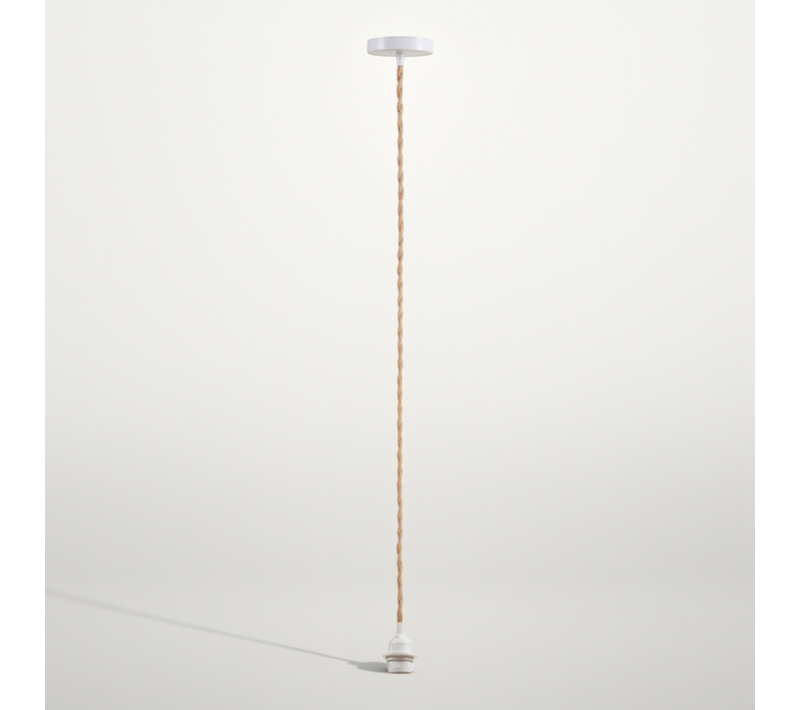 Cordon électrique Corde Pour Suspension Blanc Ostaria