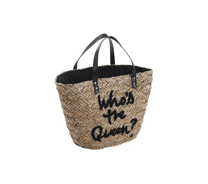 Sac Cabas En Jonc Who's The Queen