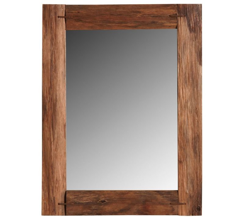 Miroir En Chêne Teinté