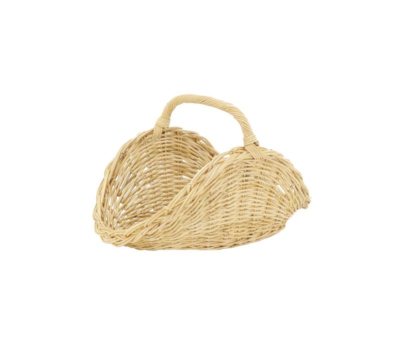 Panier à Bûches En Poelet Oval Clair