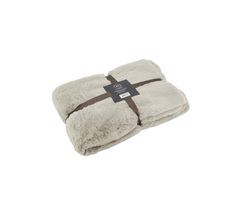 Plaid En Fourrure Toudou Gris