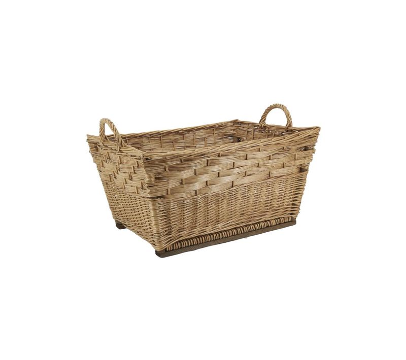 Corbeille Rectangulaire En Osier Buff
