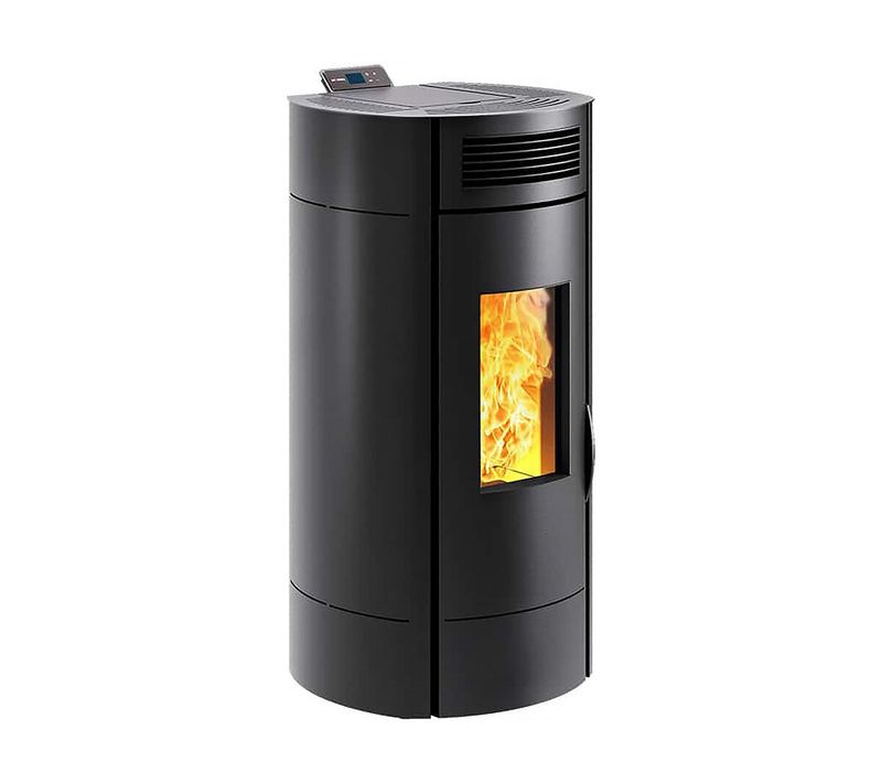 Poêle à Granulés Lodi 10 Wi-fi – Poêle à Pellets - 3 à 9,5 Kw - Noir