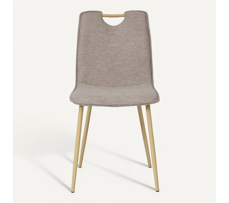 Chaise Tissu LILLY Taupe