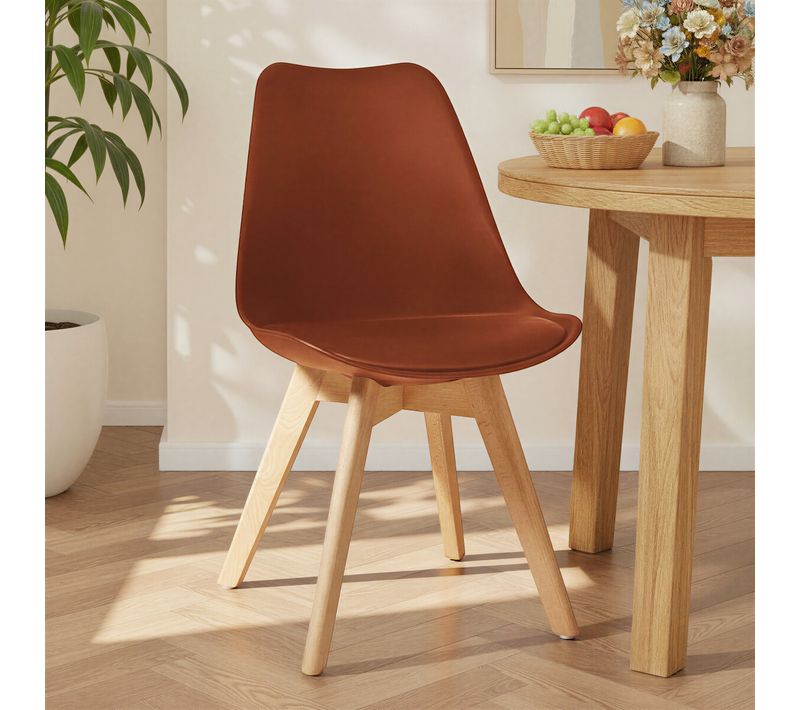Chaise NORVEGE terracotta