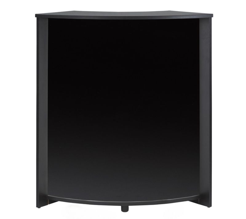 Meuble Comptoir Meuble Bar 96 Cm Face Noire 3 Niches 96,7 X 104,8 X 44,9 Cm - Coloris: Noir