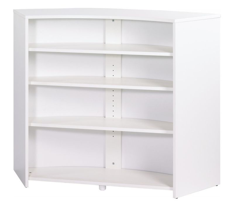 Meuble Bar, Meuble Comptoir Blanc 135 Cm - Coloris: Rock 451