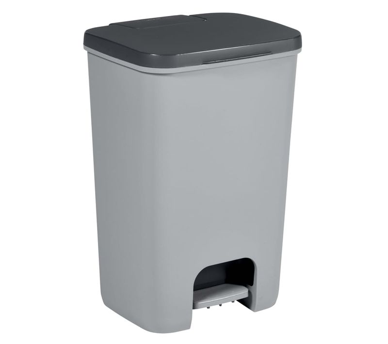 Poubelle à Pédale Essentials 40 L Gris Clair