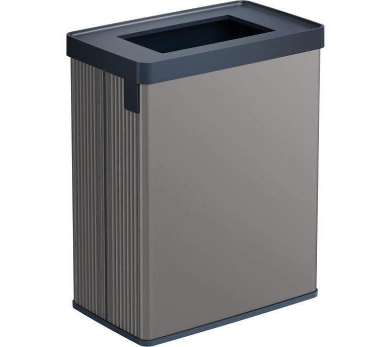 Poubelle De Tri Verto 54 L - Gris Perle, Polypropylène, Design Slim