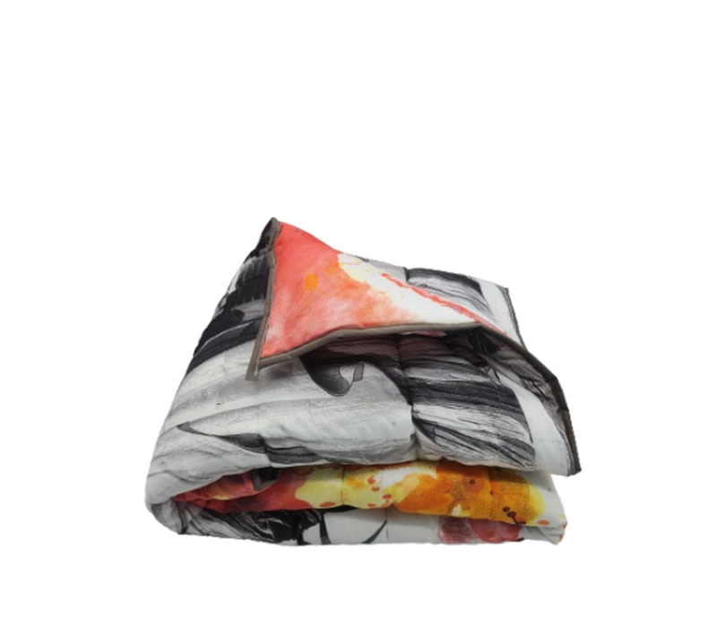 Couette Tempérée Imprimée New York Colors - 1 Personne 140 X 200 - Mi Saison - Mortreux