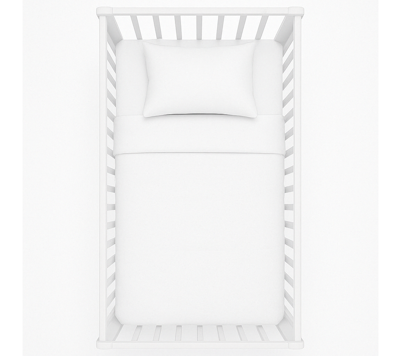 Couette Tempérée Bébé Coton Percale - 80 X 120 - Mi Saison