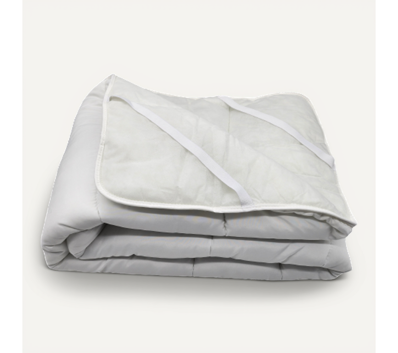 Surmatelas Moelleux Anti Moustiques/non Tissé Blanc - 2 Personnes 140x190 - Moelleux