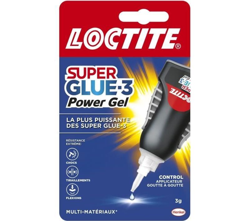 Colles Cyanocrylates - 3p - Power Gel Control - Tube 3 G