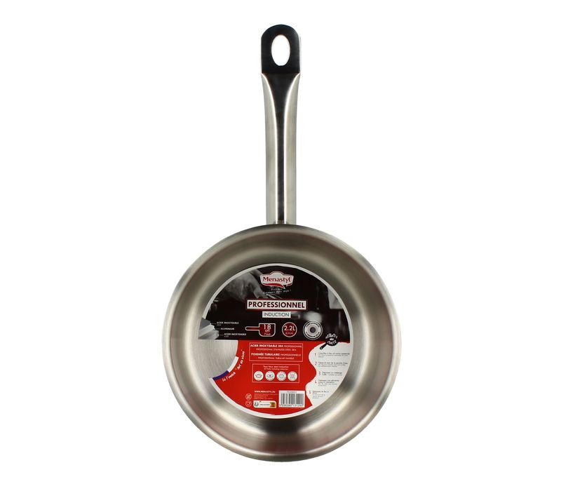 Casserole professionnel 18 cm  Gris