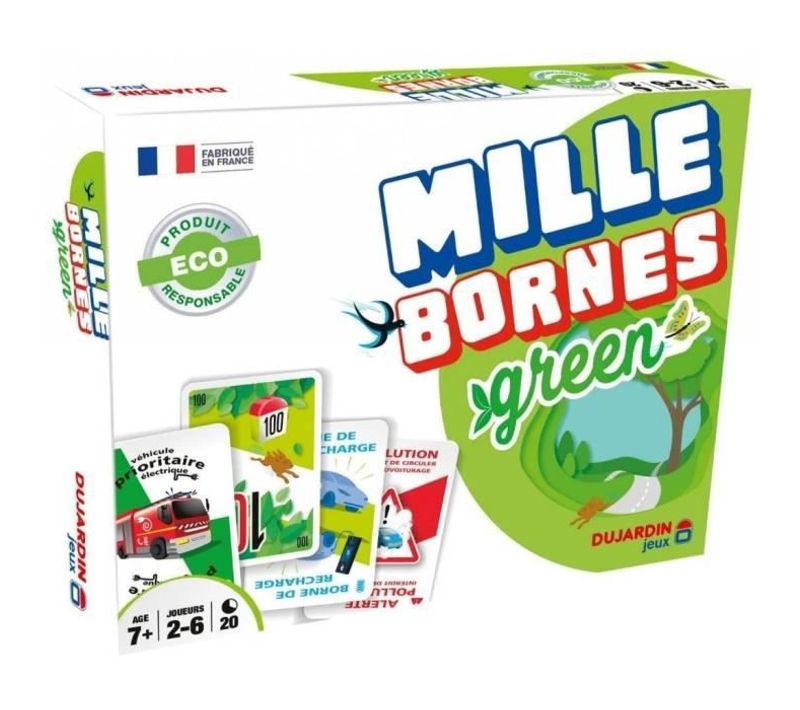 Jeu De Société Mille Bornes Green Jeu De Société