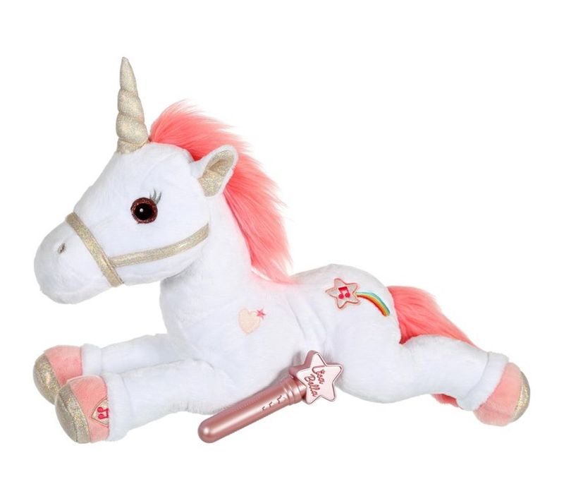 Peluche Licorne Interactive 35 Cm - Lumières et Sons, Baguette Magique