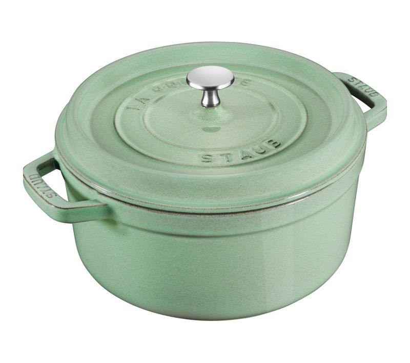 Cocotte 22 Cm, Rond(e), Sauge, Fonte
