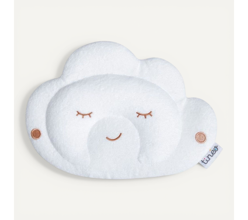 Coussin Cale-tête Bébé Cloudy - Microbilles, Naissance à 6 Mois