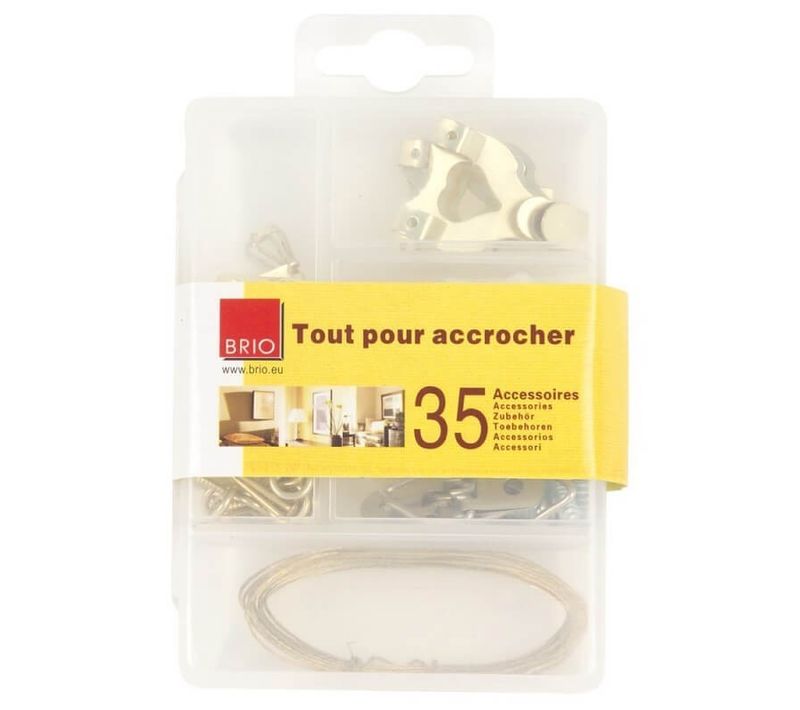 Brio Boîte 35 Accessoires D'accroche Transparent