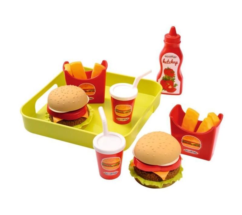 Jouet D'imitation Plateau Hamburger 19,5 Cm - 957