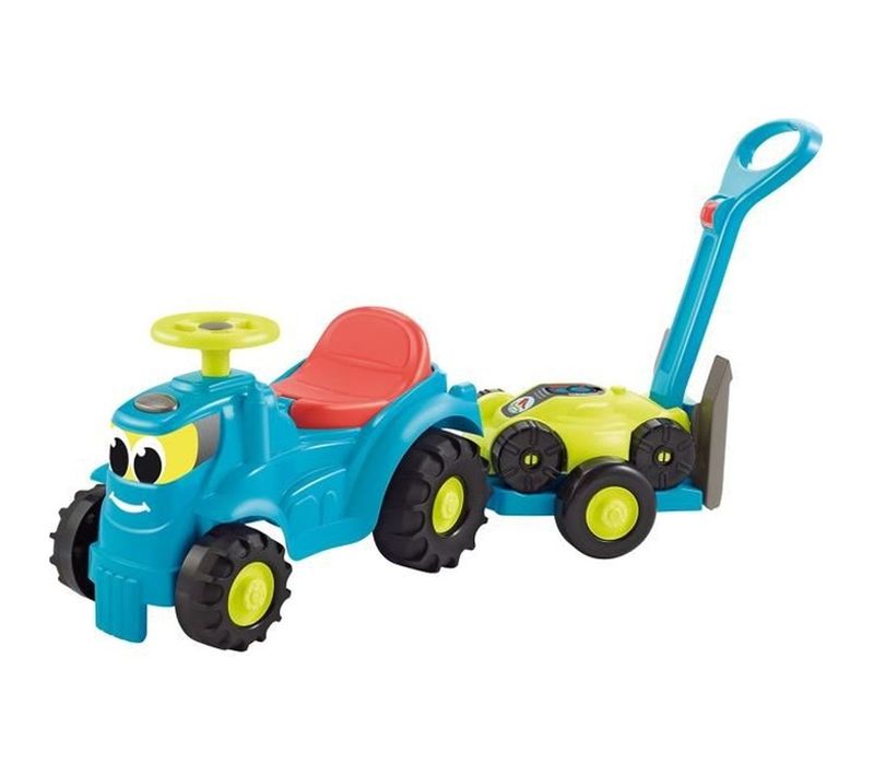 Tracteur Porteur Avec Remorque Amovible Et Tondeuse Jouet, 12–36 Mois