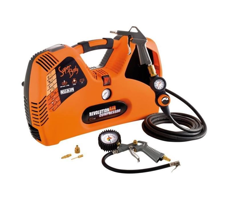Compresseur D'air Superboxy Compact Portatif Et Léger 2l 1,5cv
