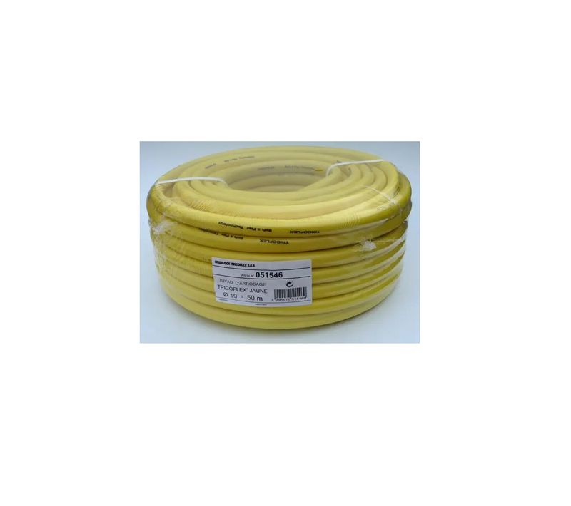 Tuyau D'arrosage Souple Multicouche D19 Mm X50m Jaune - 051546