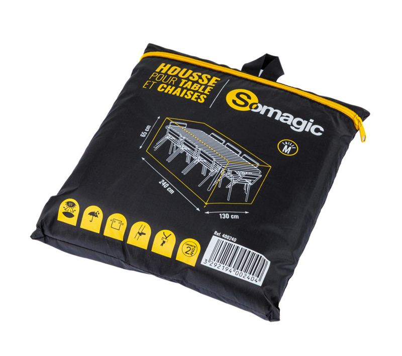 Housse L 240 X L 130 X H 65 Cm Pour Salon De Jardin