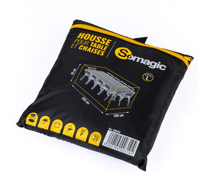 Housse L 310 X L 130 X H 65 Cm Pour Salon De Jardin