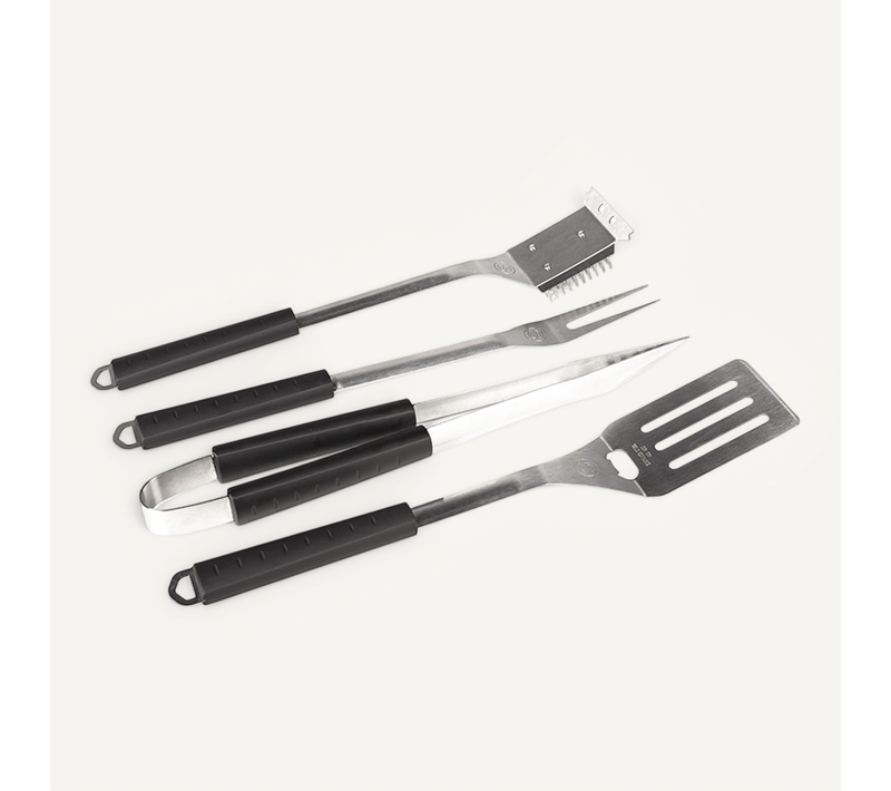 Valisette De 4 Accessoires Inox Pour Barbecue Somagic